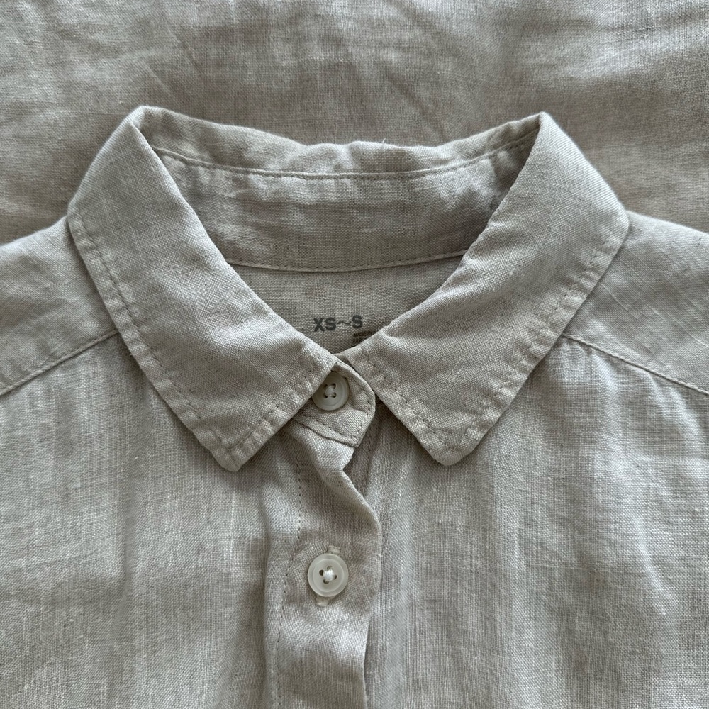 Muji linen shirts